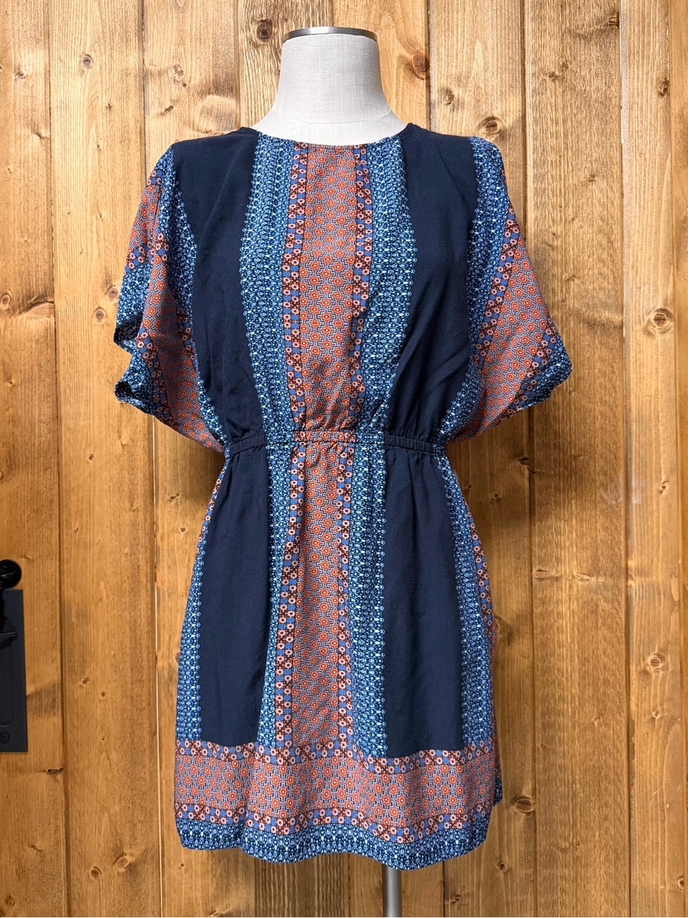 Ariat Medium Knee Length Boho Dress Americana Coastal Cowgirl - Picture 2 of 8